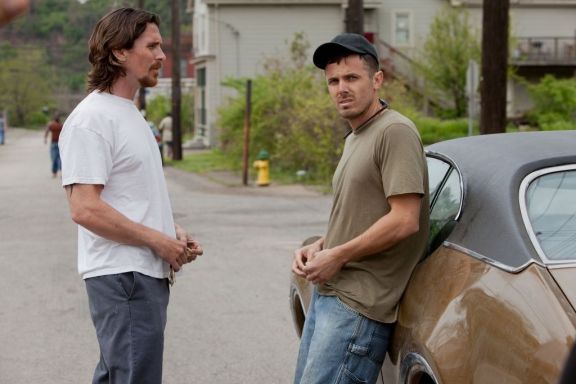 Christian Bale [Left] and Casey Affleck [Right] in 'Out of the Furnace'